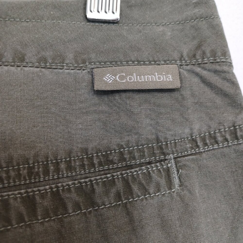 Columbia Shorts Green Cotton Bermuda‎ Hiking Womens 10 - Picture 4 of 11